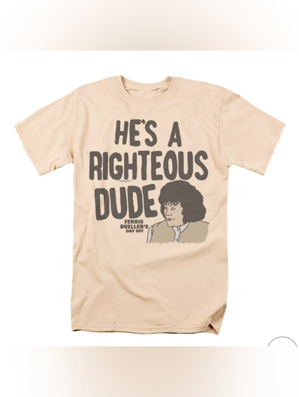 Popfunk He's A Righteous Dude Ferris Bueller's Day Off T-shirt. Medium